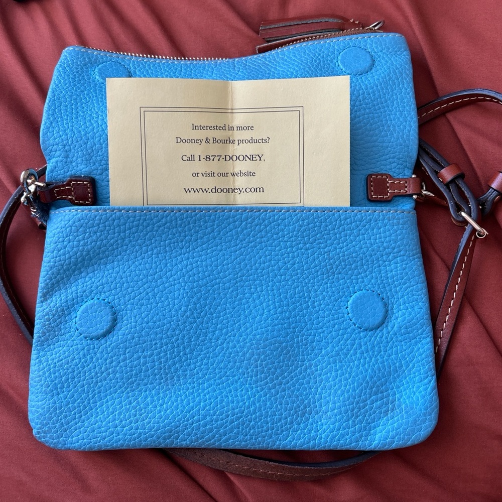 Dooney & Bourke Blue Textured Crossbody Bag